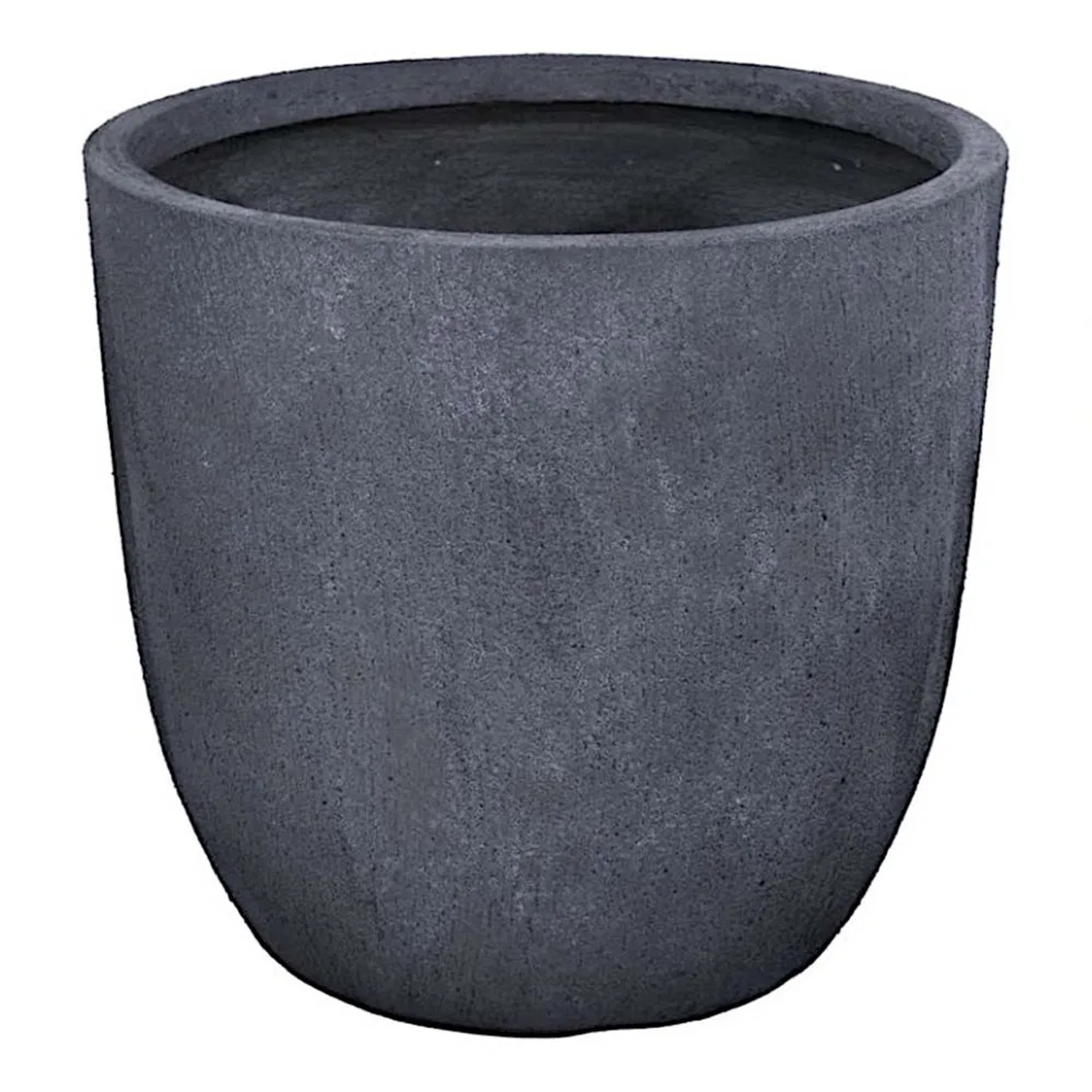 Donica clayfibre Texas egg grafitowa - 45 x 43 cm