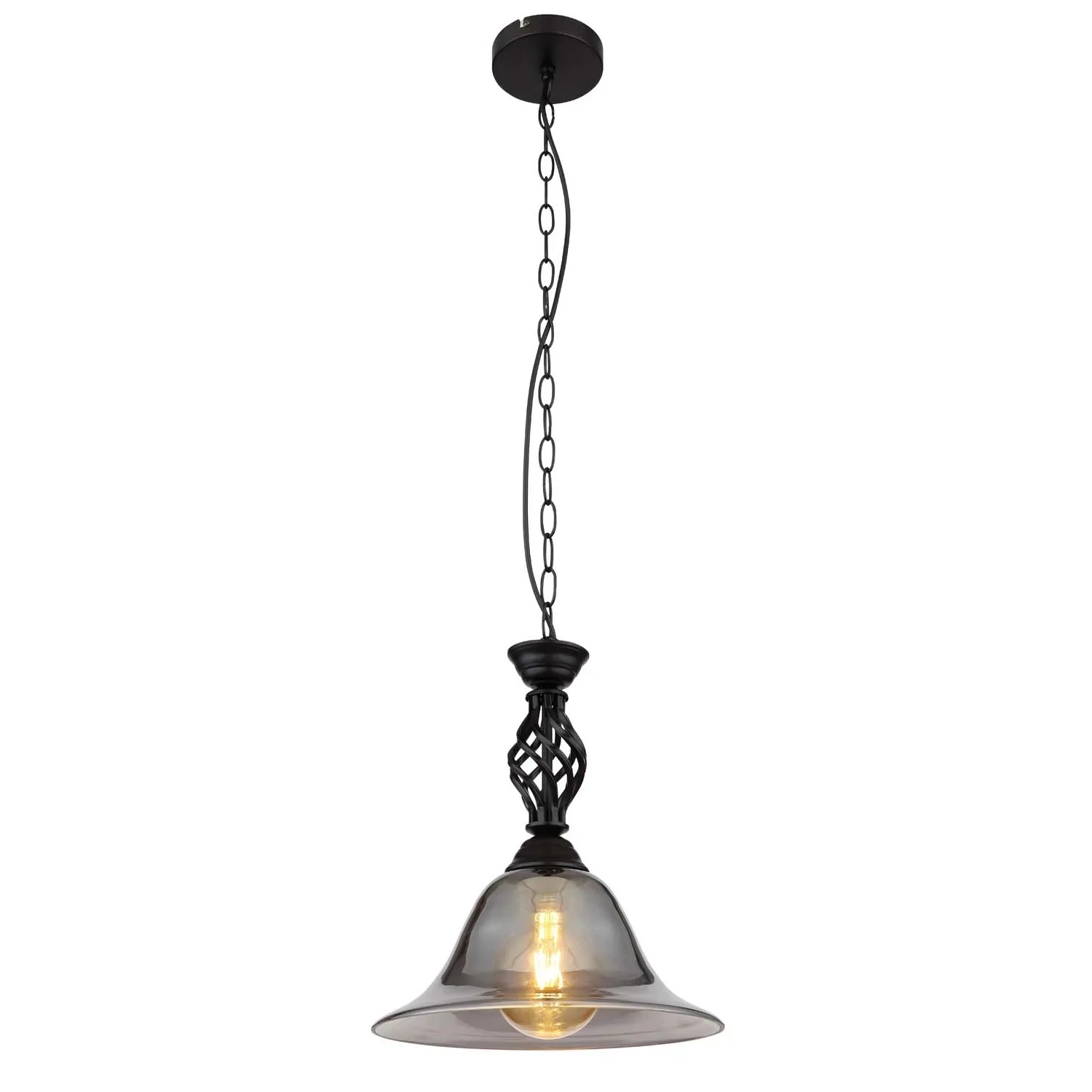 Globo Lampa wisząca GONNY 1xE27 60W czarna