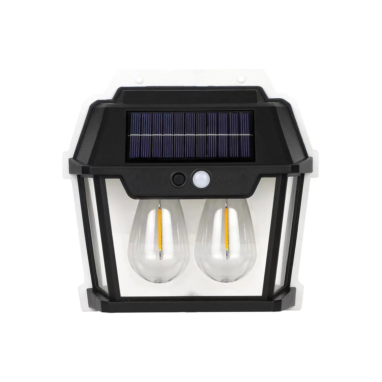 Eko-Light Kinkiet solarny Filo podwójny 0,13W 3000K 20lm IP44 czarny
