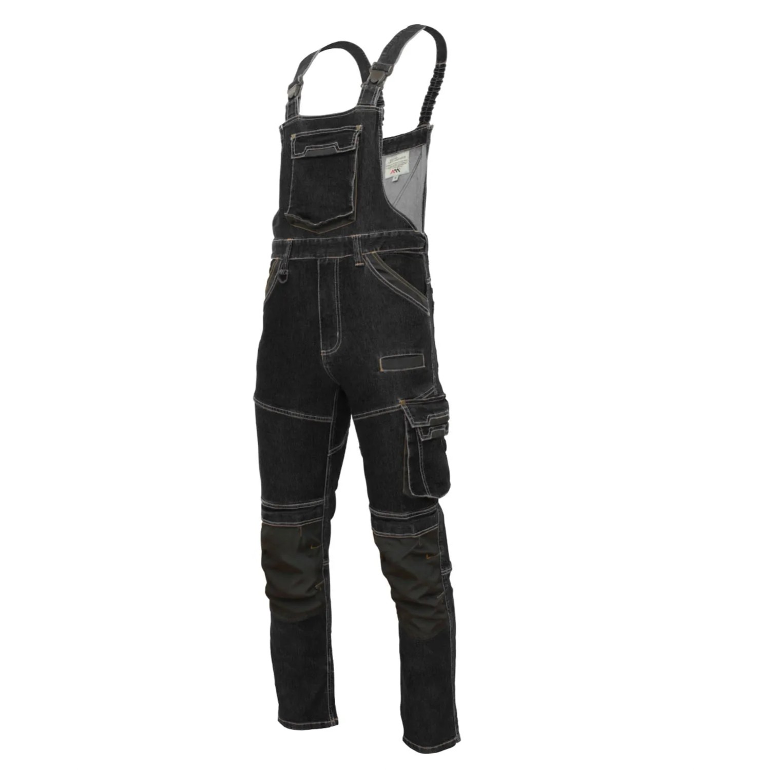 Spodnie robocze na szelkach Colemann Jeans Black roz. XXL
