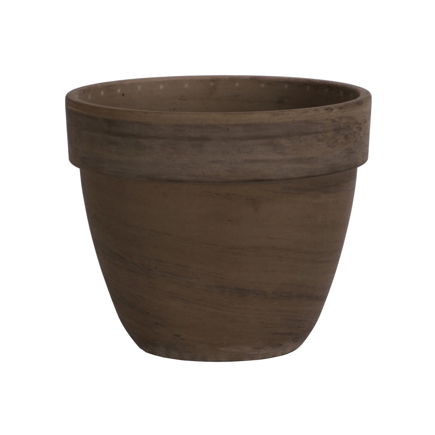 Cermax Donica ceramiczna Levante 24 cm bazalt mrozoodporna okrągła