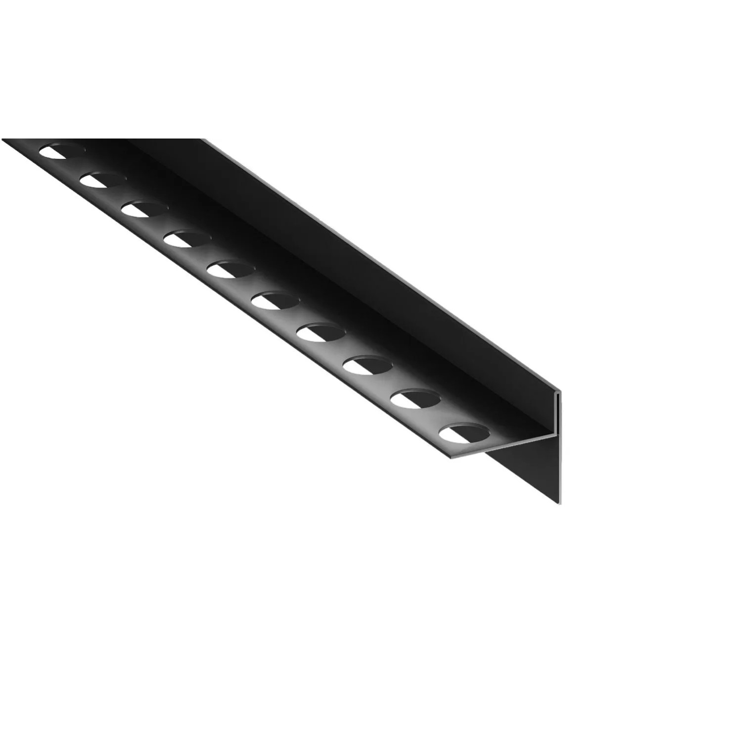 Eviso Listwa spadkowa czarny mat prawa 180 cm