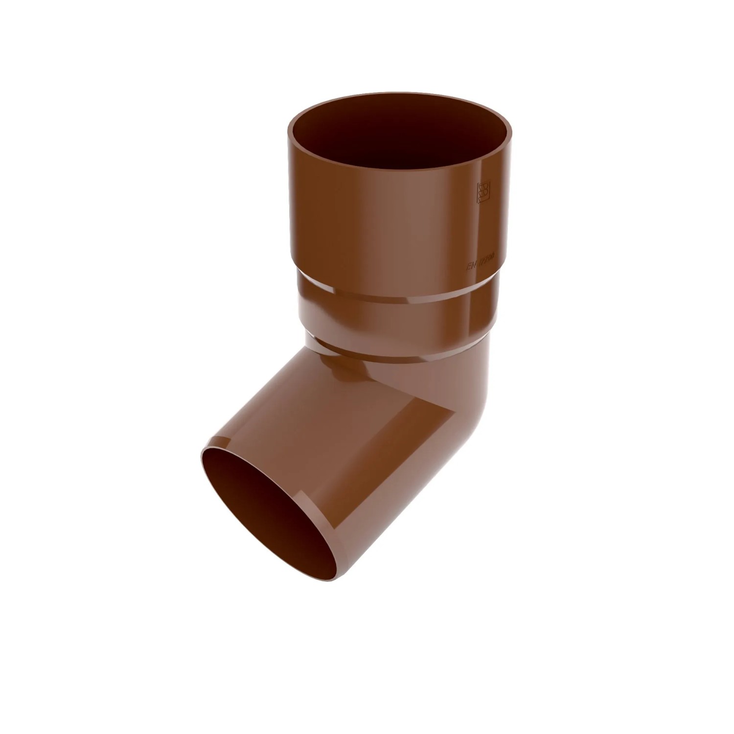 Bryza Kolano rynnowe 90 mm PVC brązowe
