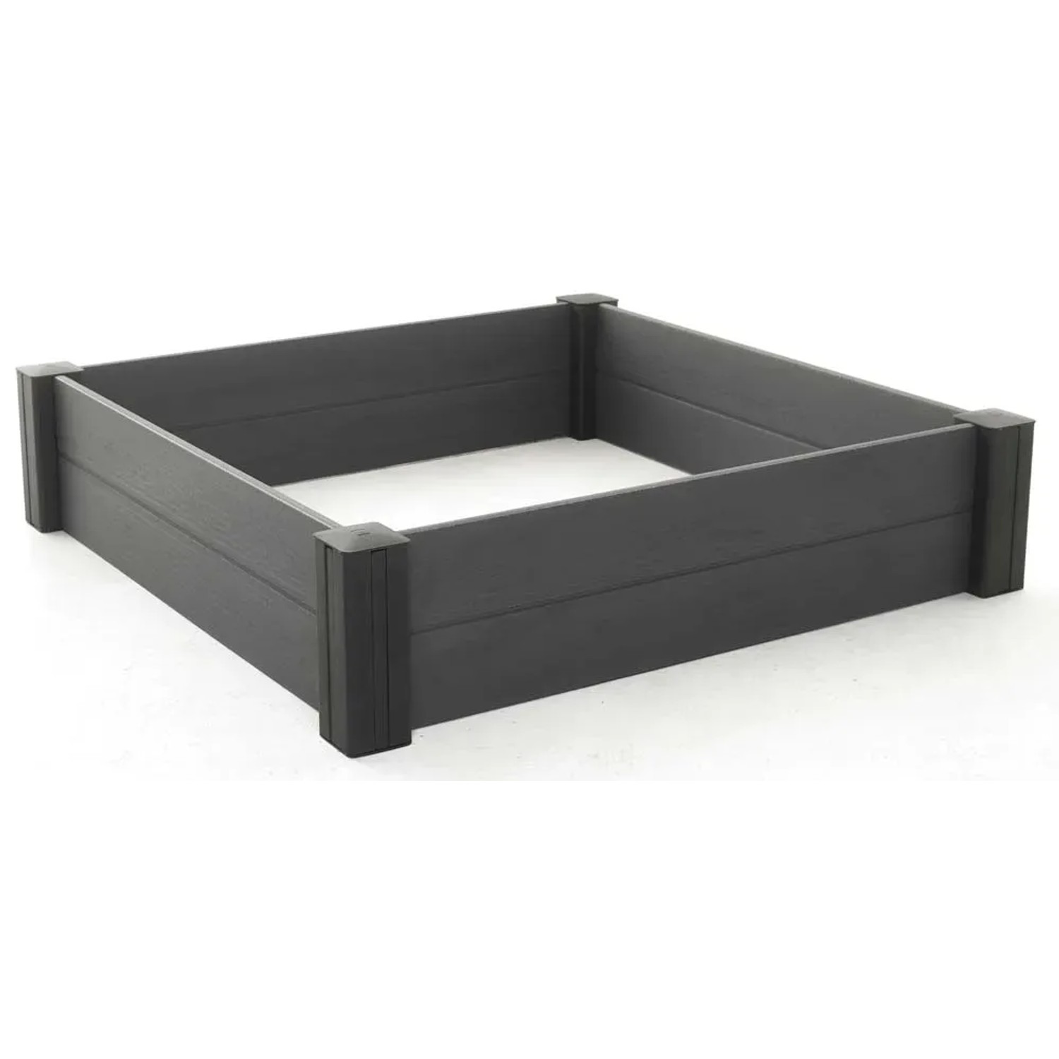 Grządka składana WPC szara - 106 x 106 x 32 cm