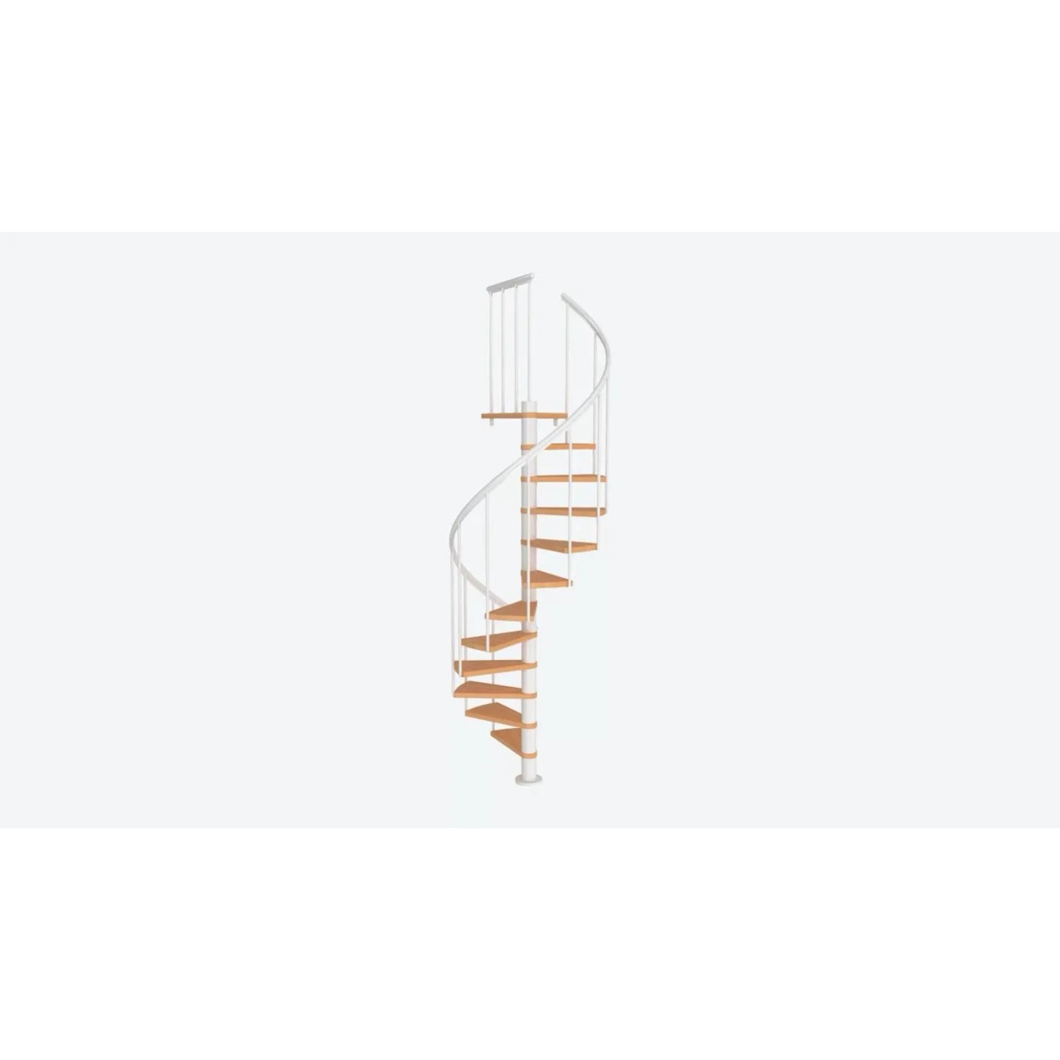 Dolle Schody spiralne Montreal 140 dąb olejowany białe max.H329