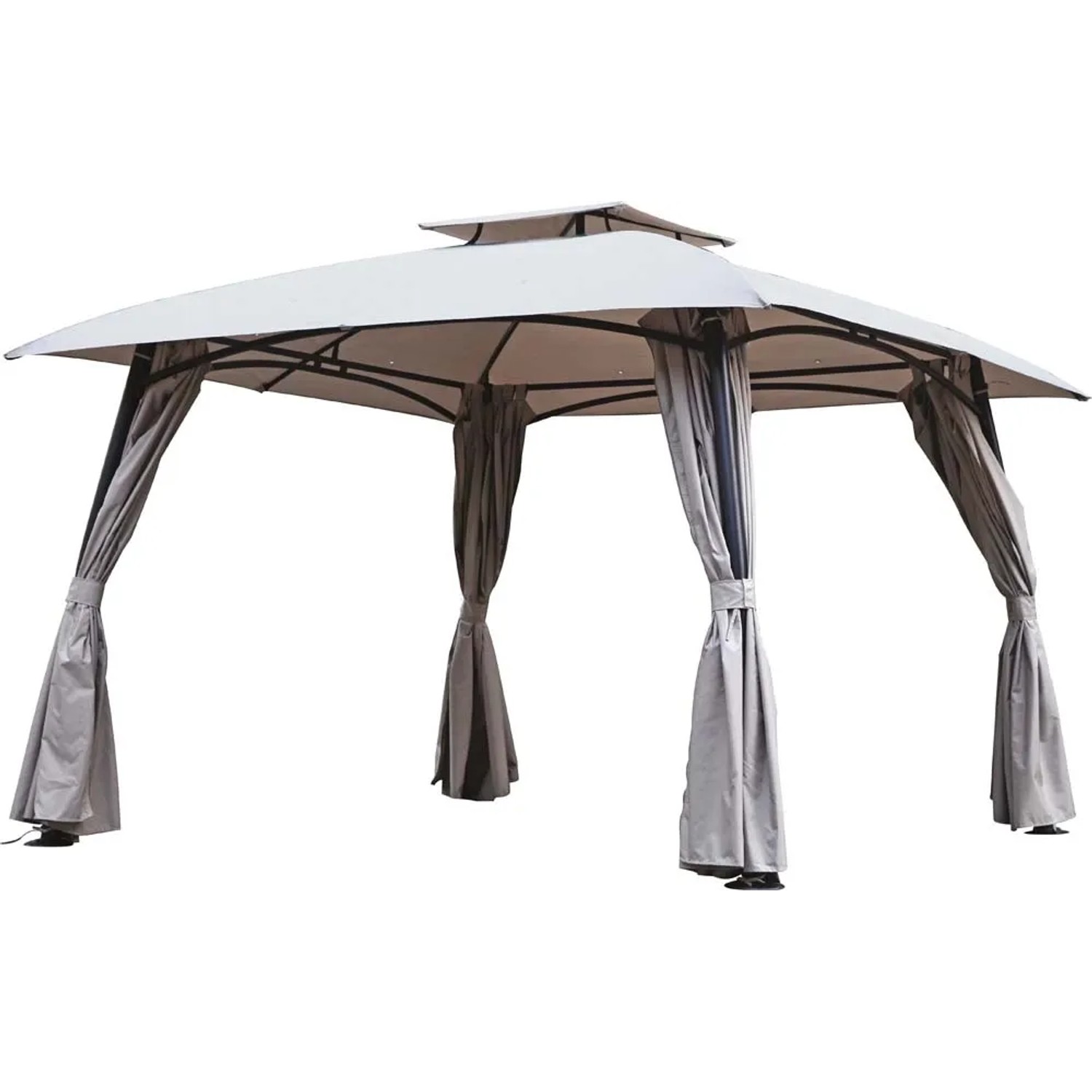 Pawilon ogrodowy GRANISLE szary - 3,28 x 3,27 m