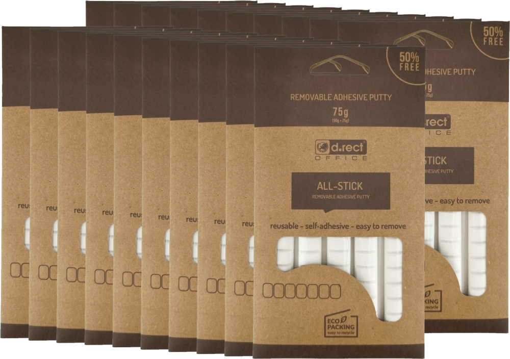 20x Masa mocująca D.Rect All-stick, 75g, biały