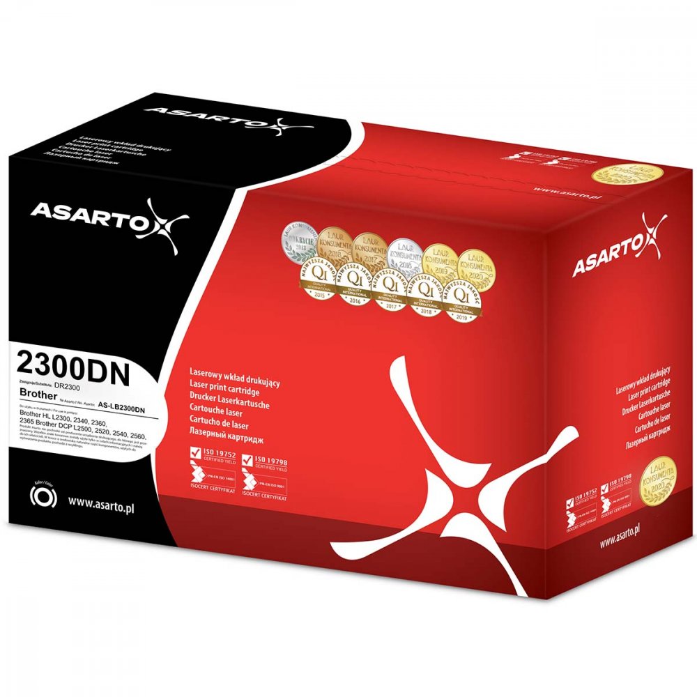 Bęben Asarto AS-LB2300DN (DR-2300),12000 stron, black (czarny)