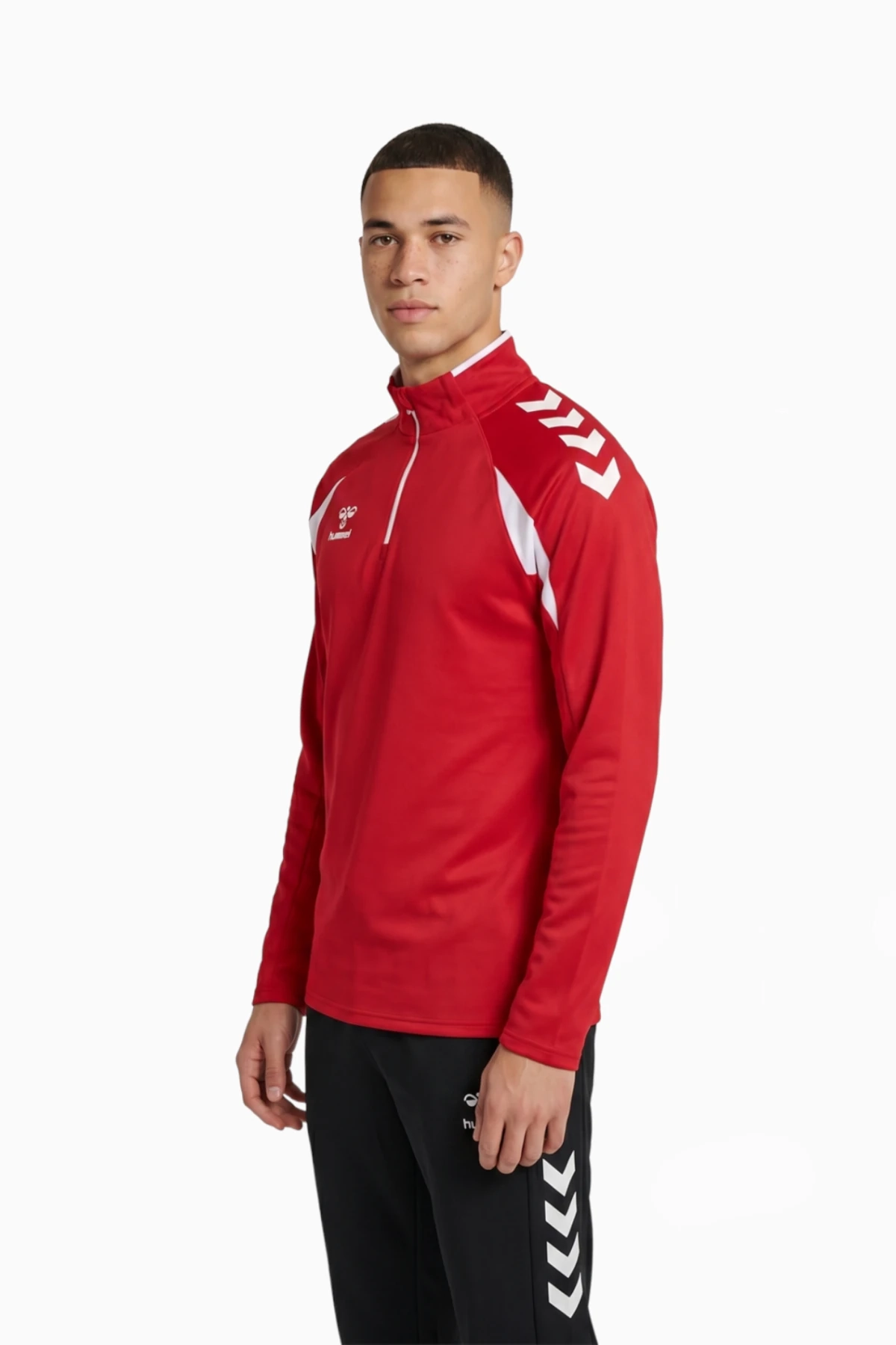 Bluza hummel hmlCORE 2.0 Half-Zip - Czerwony