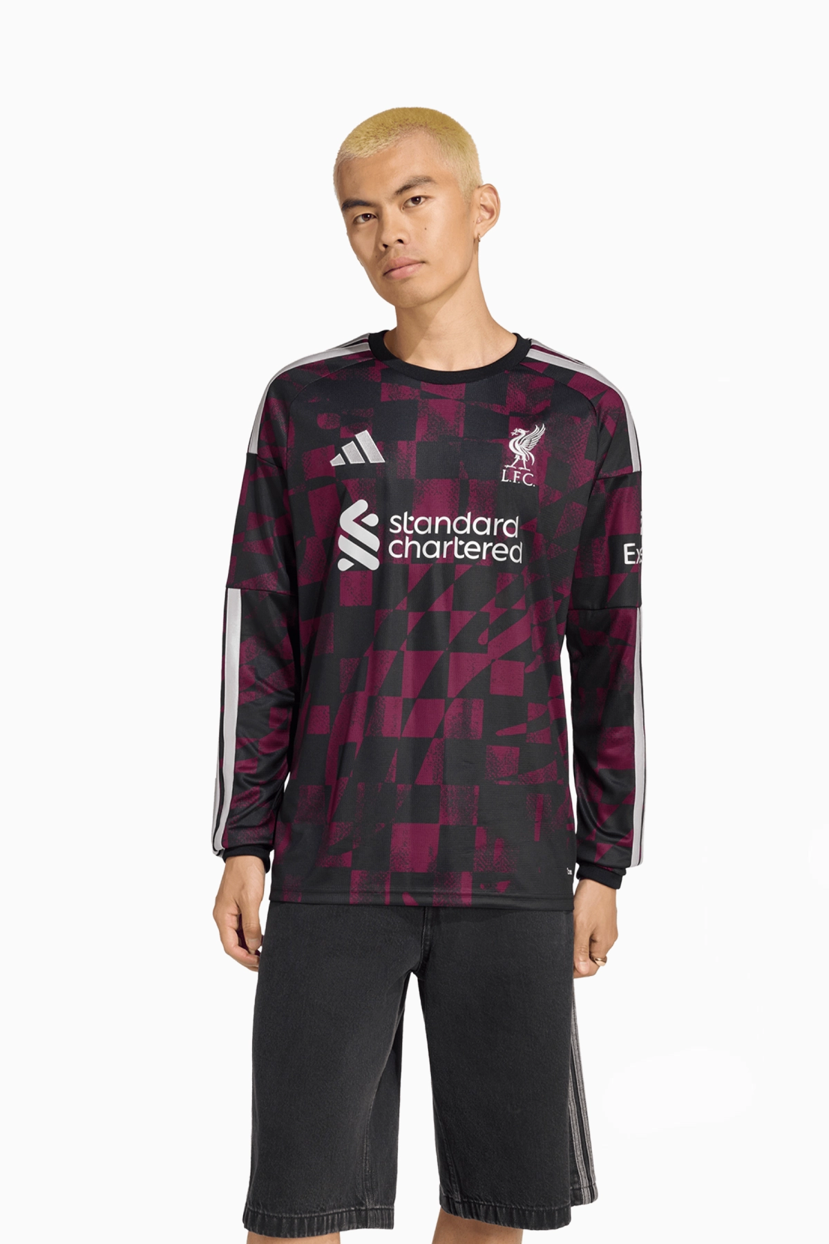 Koszulka z długim rękawem adidas Liverpool FC 26/27 Trzecia Replica - Czarny