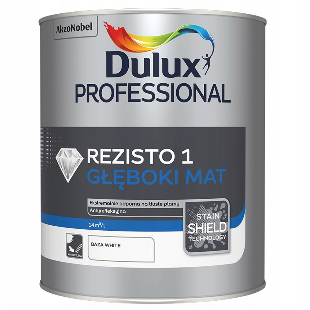 Farba Professional Rezisto 1 Baza White 0,9L Dulux