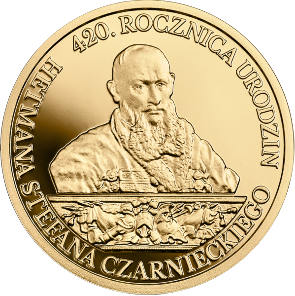 Złota moneta 200 zł 420. rocznica urodzin Hetmana Stefana Czarnieckiego 2019 - wysyłka 24 h! - Mennica Skarbowa