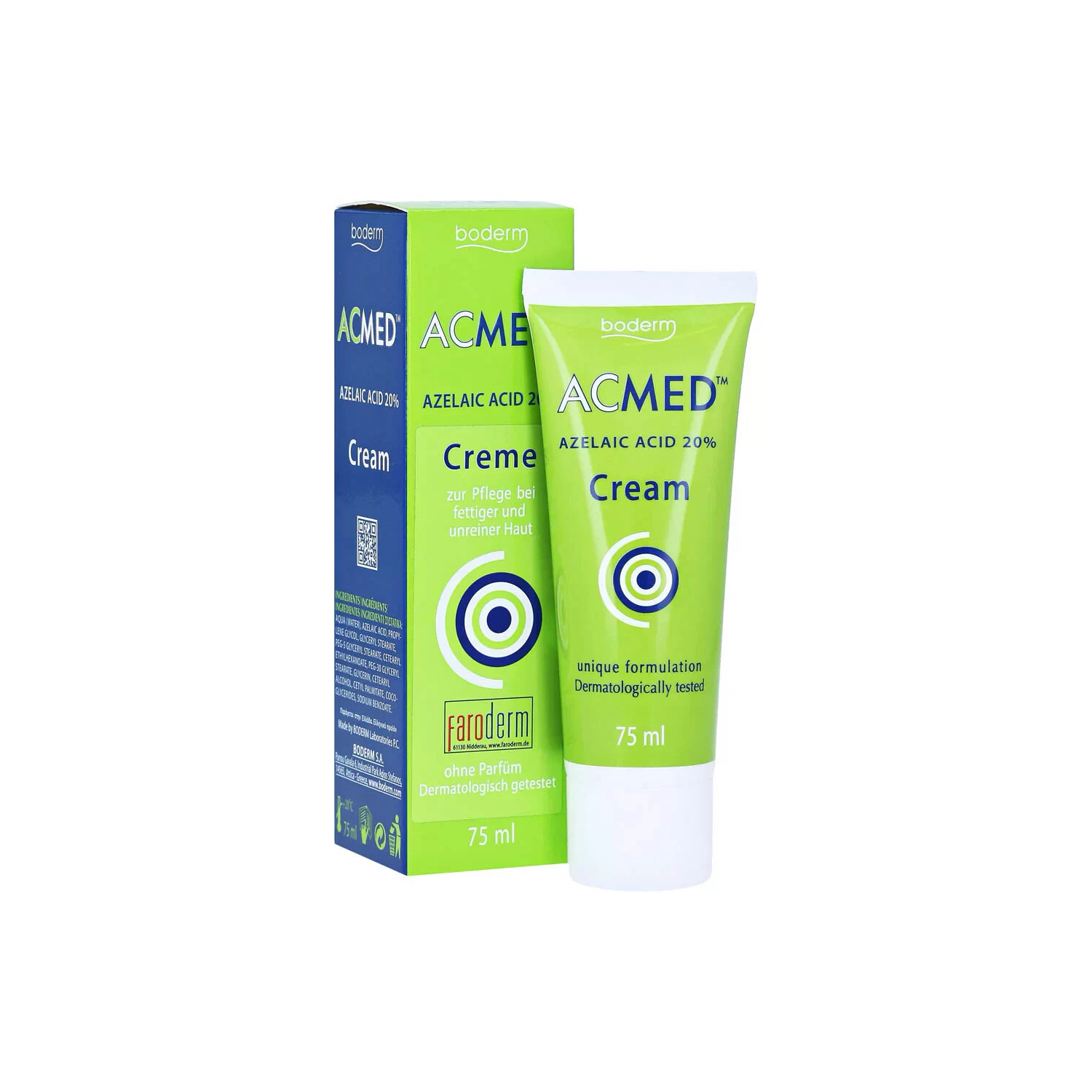 Acmed - azelaic acid 20%, krem z kwasem azelainowym do skóry tłustej, 75 ml