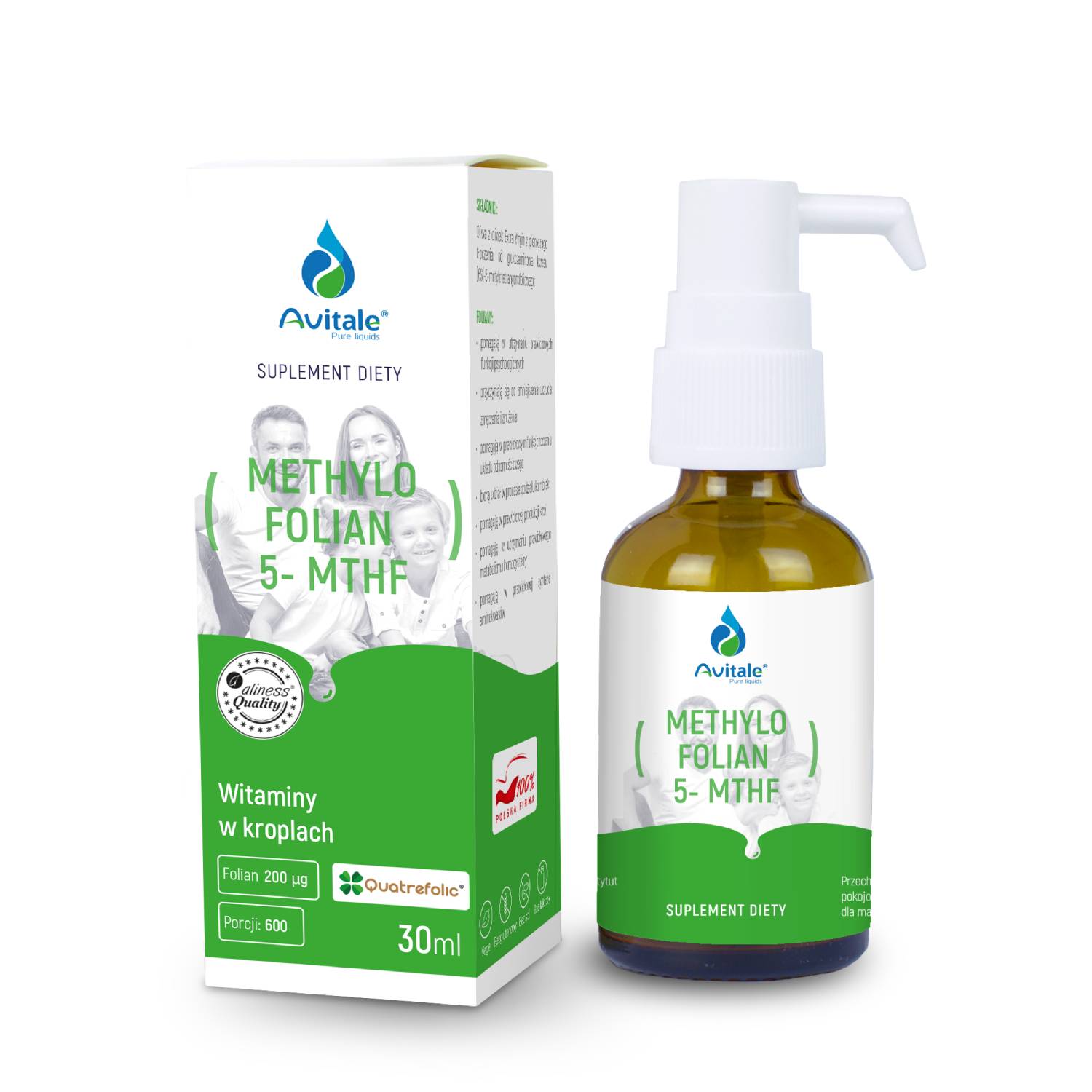 Avitale methylofolian 5-mthf, 30 ml