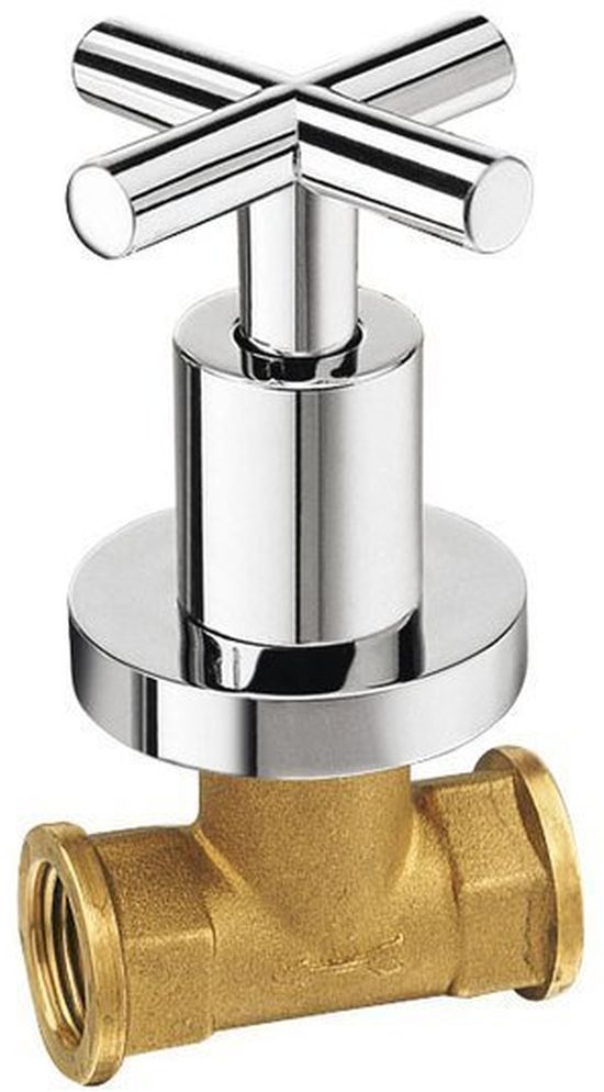 Sapho Axia zawór podtynkowy 1/2" woda zimna chrom 505C