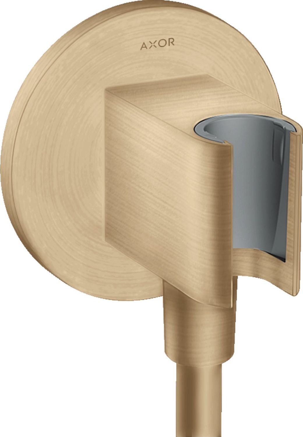 Axor ShowerSolutions przyłącze kątowe z uchwytem brąz szczotkowany 36733140