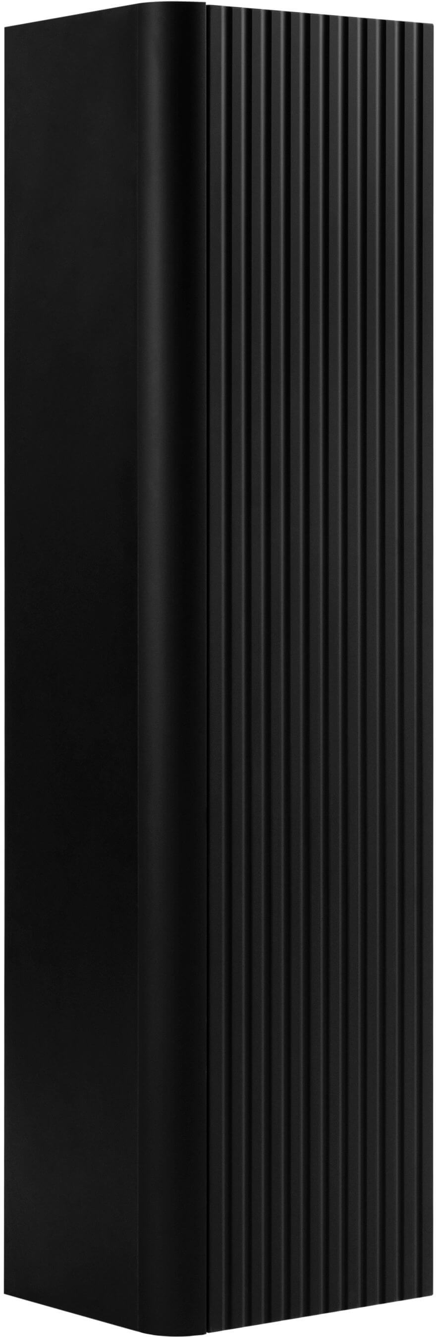 Rodan Linea szafka 35x30x136 cm boczna wisząca czarna