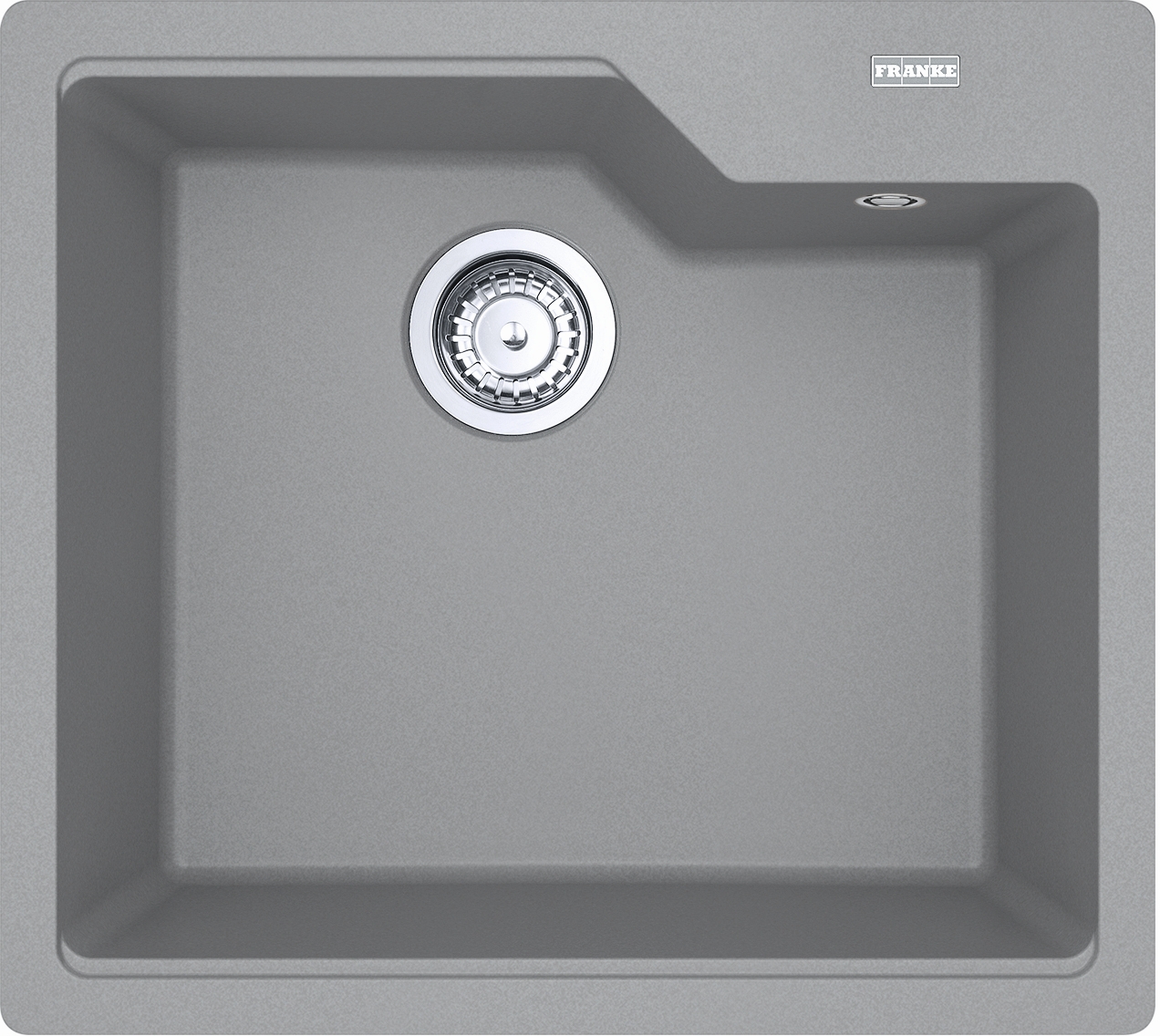 Franke Urban UBG 610-50 GSC zlewozmywak 56x50 cm Fragranite kamienny szary 114.0687.259