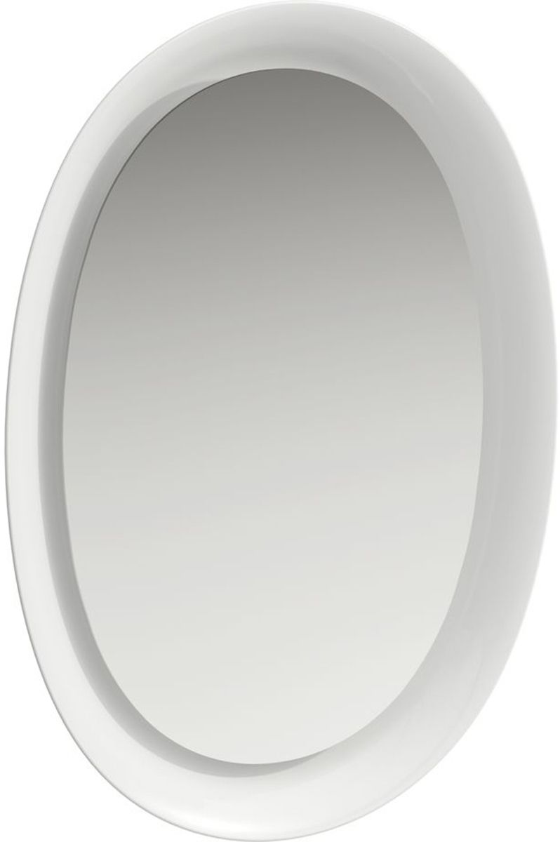 Laufen The New Classic lustro 70x50 cm z oświetleniem LED rama biała H4060700850001