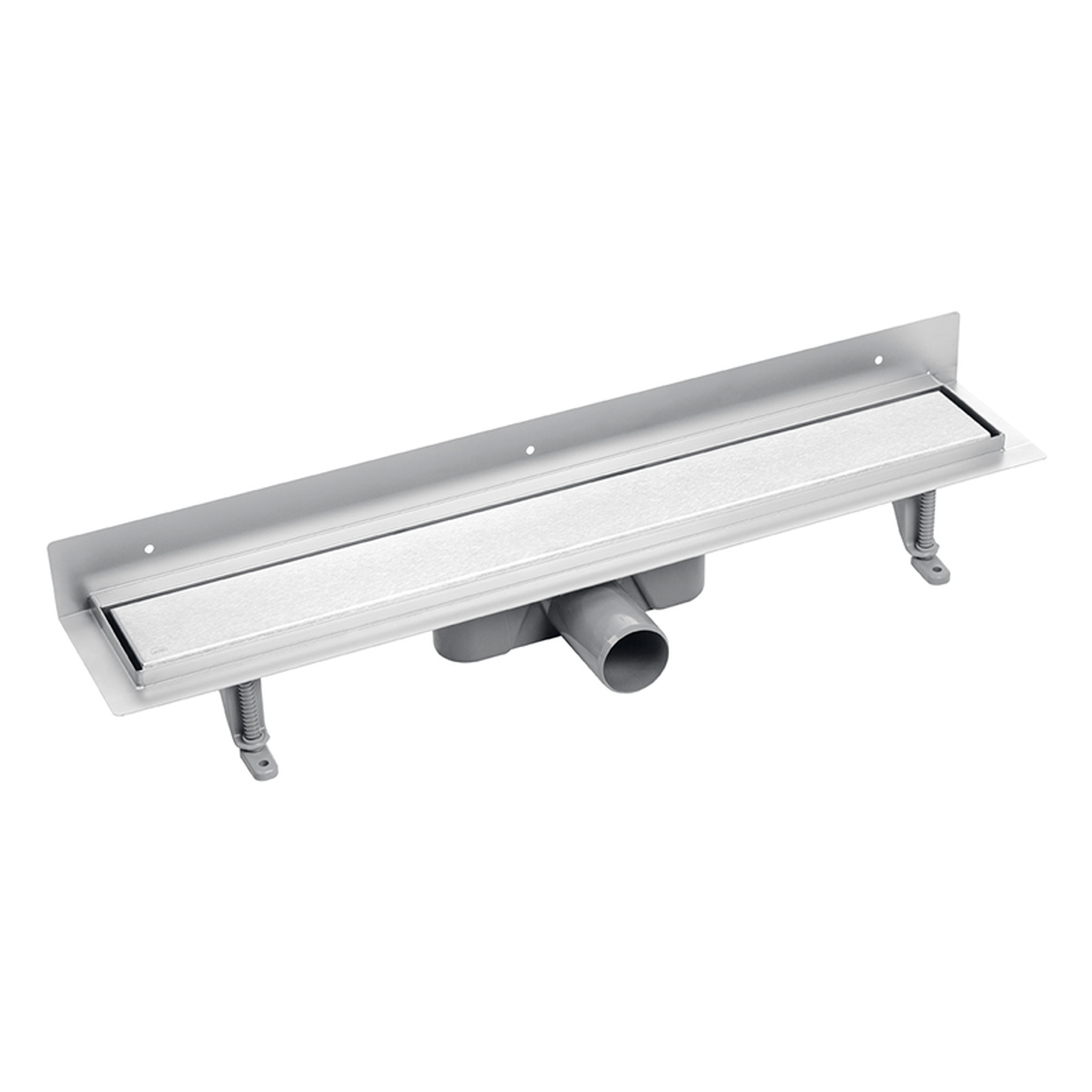 Laveo Basso odpływ przyścienny 90 cm ruszt odwracalny stal COB291D