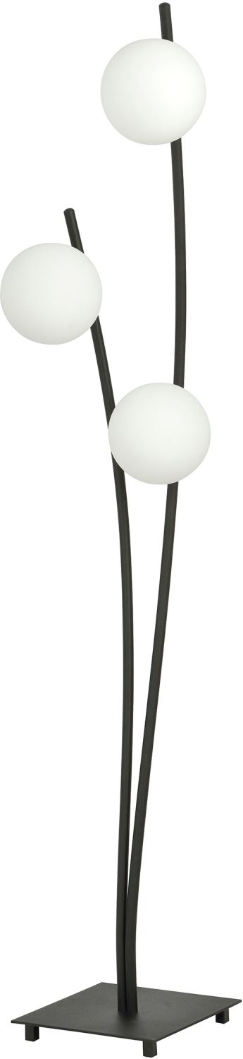 Emibig Hunter lampa stojąca 3x10 W czarna-opal 1102/LP3