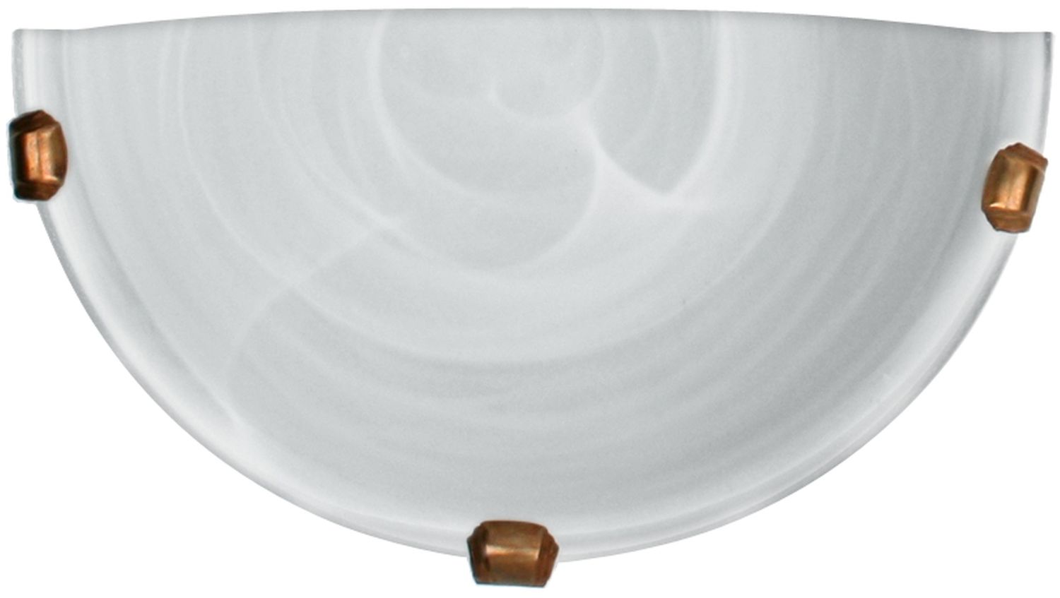 Candellux Duna plafon 1x60W biały/patyna 11-38688