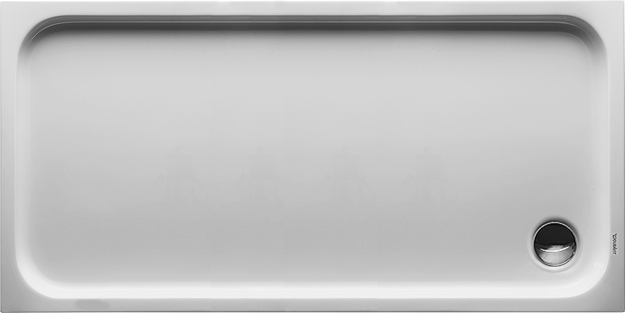Duravit D-Code brodzik 150x75 cm prostokątny Antislip biały 720099000000001