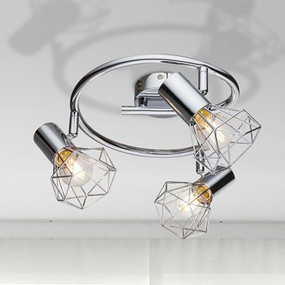 Globo Lighting Xara I lampa podsufitowa 3x40W chrom 54802-3