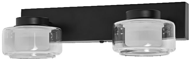 Osram Orbis Flame kinkiet 2x5,5 W czarny