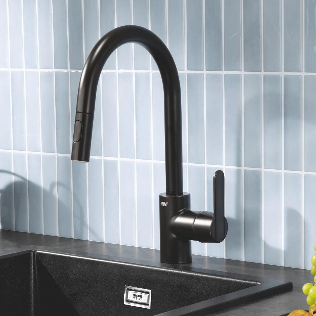 Grohe Get bateria kuchenna stojąca czarny mat 314842431 - Wysyłka w 24h