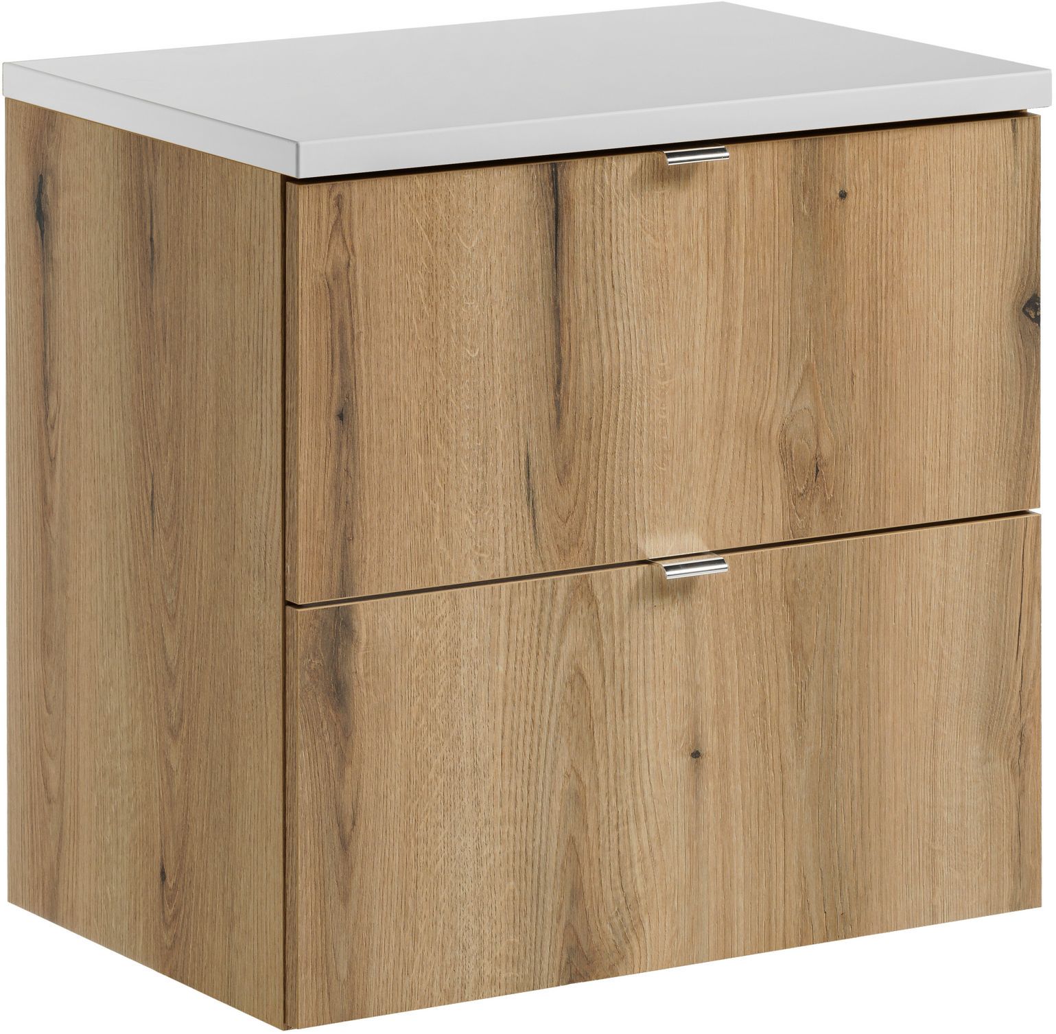Zestaw Comad Nova Oak szafka z blatem 60 cm wisząca dąb/biały SET-NOA B WHITE 60CM S - Wysyłka w 24h