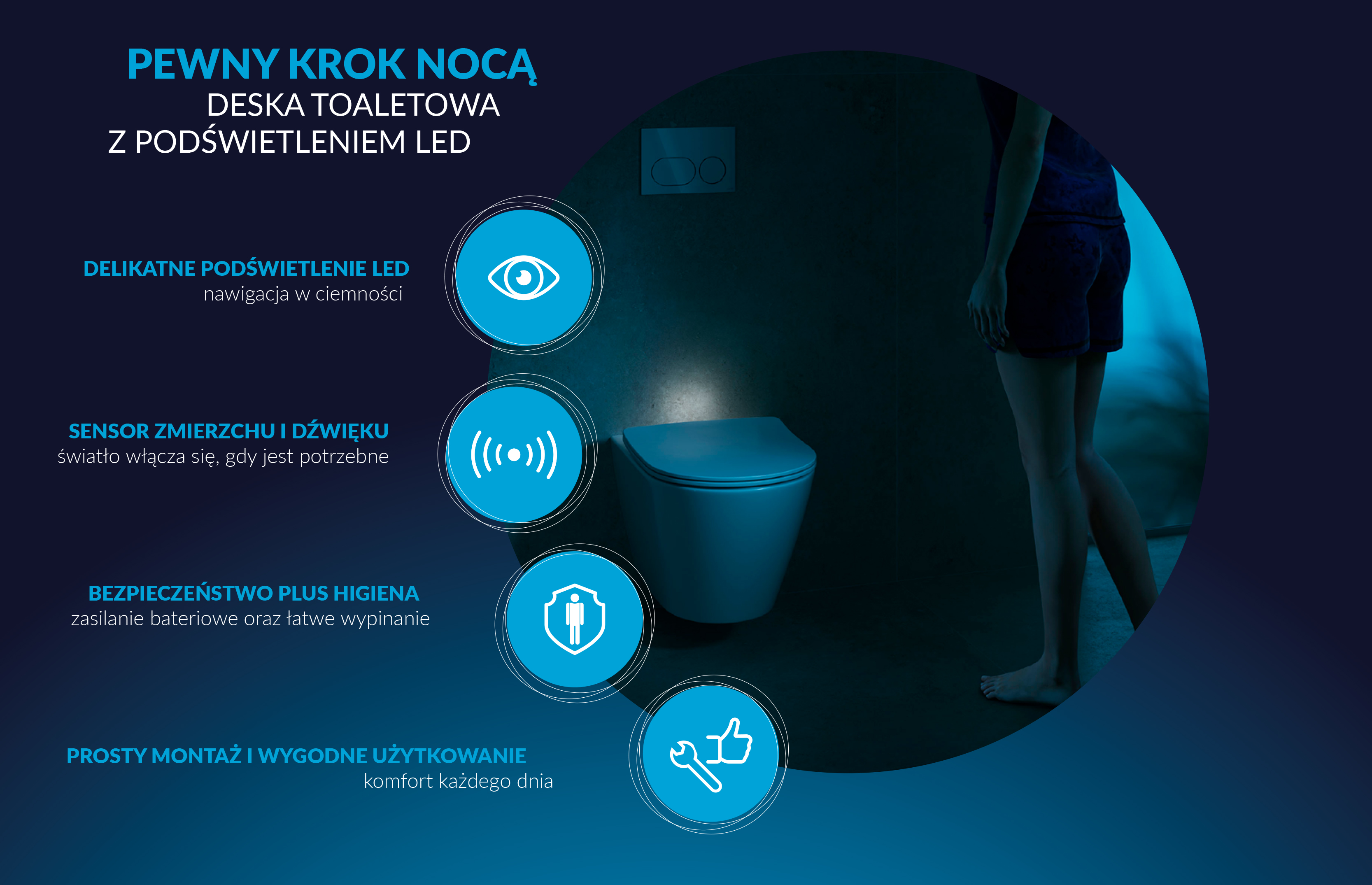 Cersanit Zen miska WC z deską wolnoopadającą wisząca bez kołnierza ze spłukiwaniem wirowym biały S4006-005 - Wysyłka w 24h