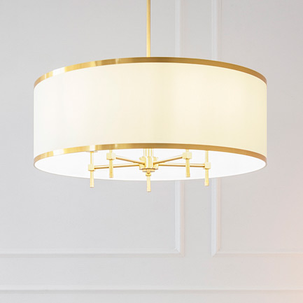 Argon Abbano lampa podsufitowa 5x7W śmietankowy/złoty/mosiądz szczotkowany 2127