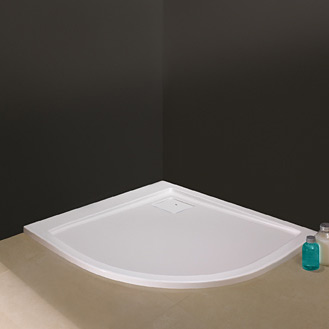 Sanplast Space Line brodzik 90x80 cm półokrągły lewy BP-L/Space biały 615-110-0420-01-000