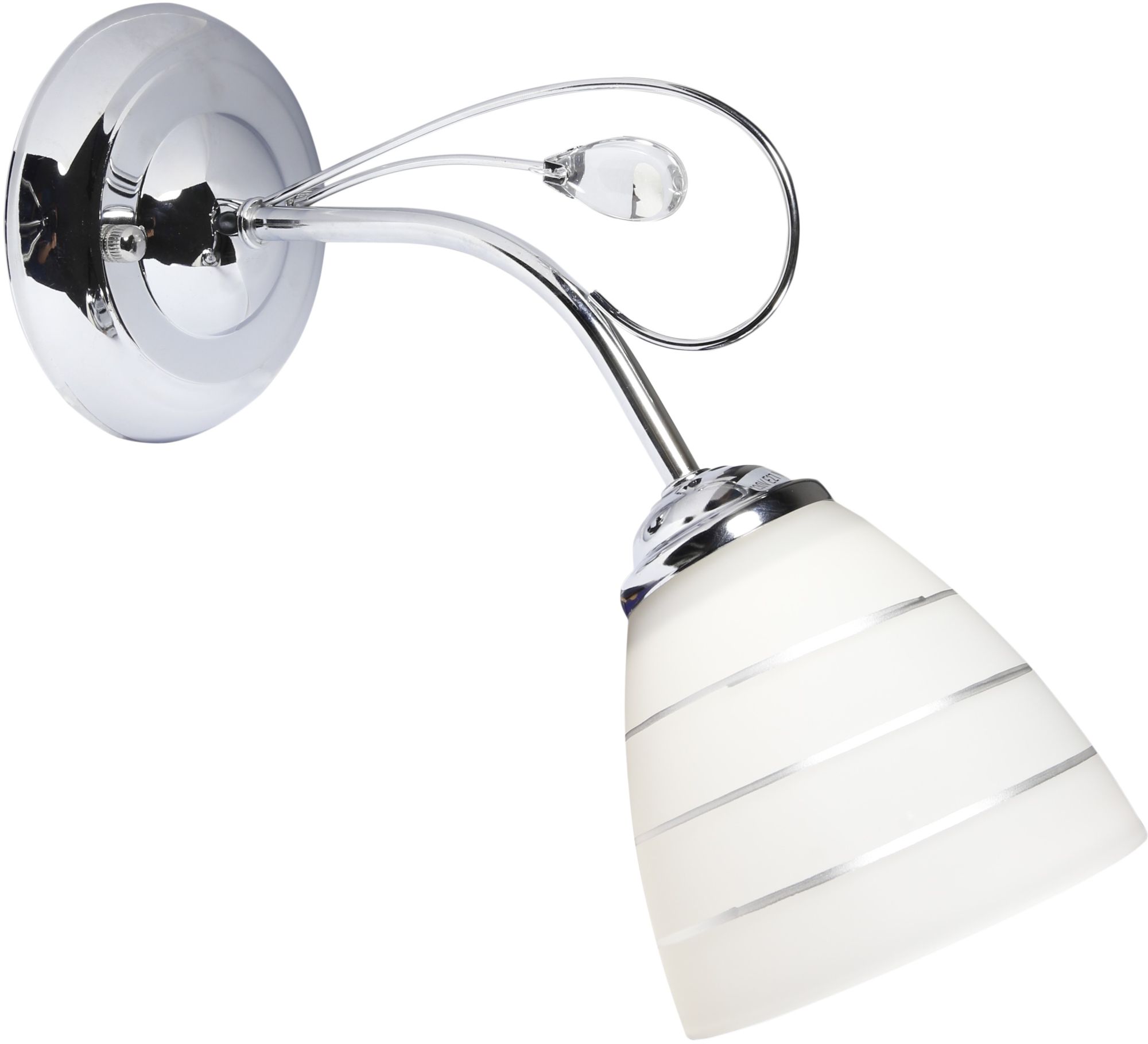 Candellux Simpli kinkiet 1x40W chrom/biały 21-64288