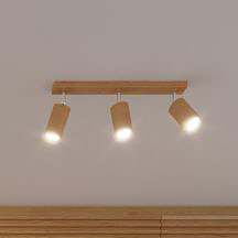 Sollux Lighting Berge lampa podsufitowa 3x40W brązowa/chrom SL.0703