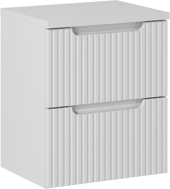 Zestaw Comad Nova White szafka z blatem 50 cm wisząca biały SET-NOW B WHITE 50CM S