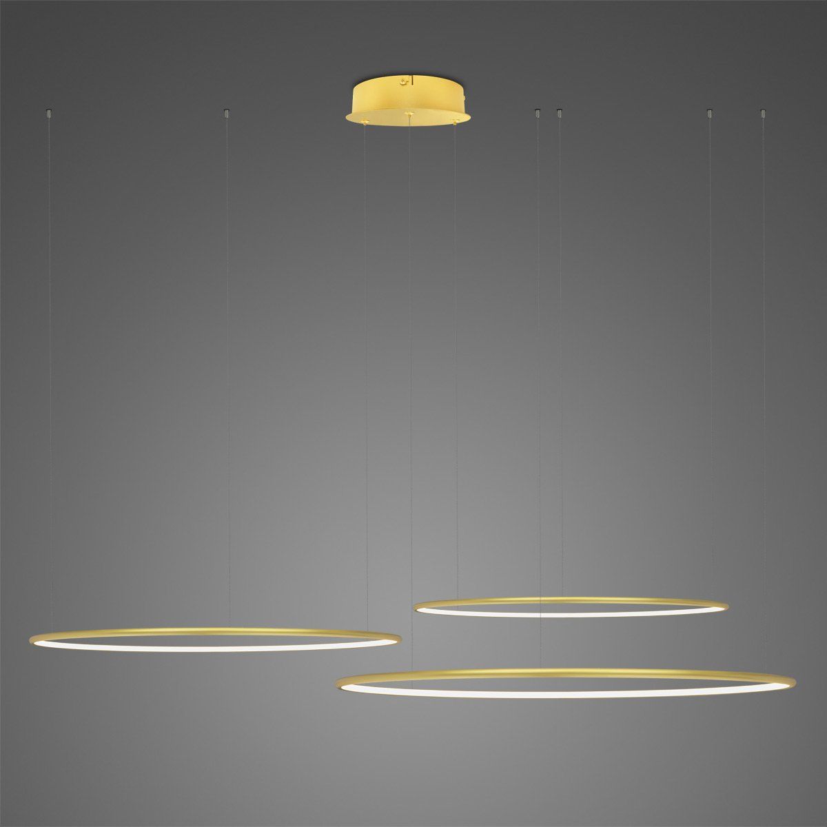 Altavola Design Ledowe Okręgi No. 3 lampa wisząca 91W LED złota LA075/CO3_100_in_3k_gold_Dali