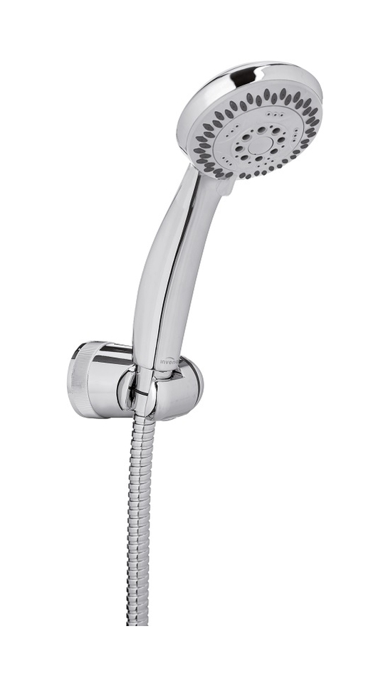 Invena Esla zestaw prysznicowy punktowy chrom/biały AU-94-M01