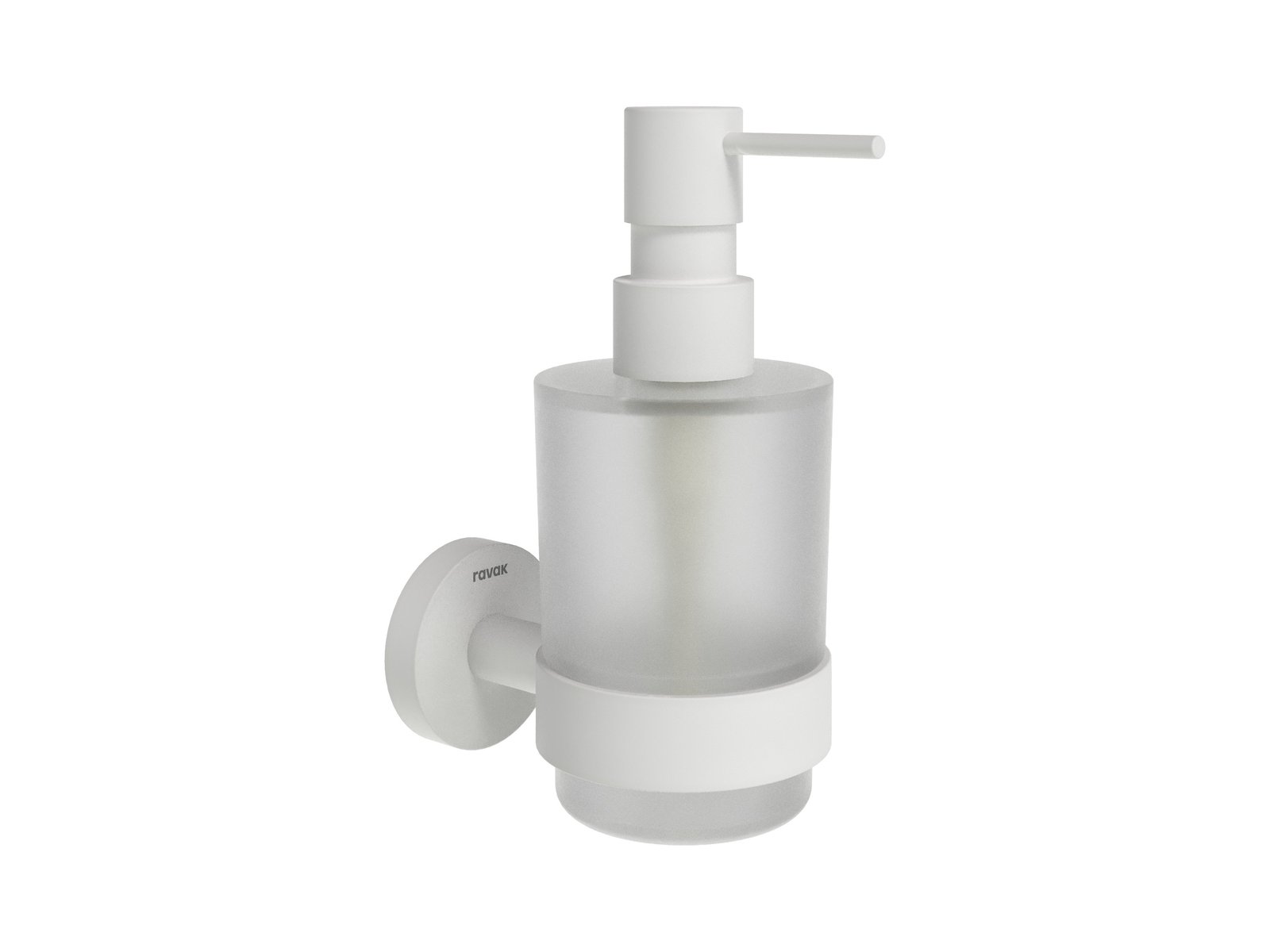 Ravak Kona dozownik do mydła 250 ml biały mat X07P1323