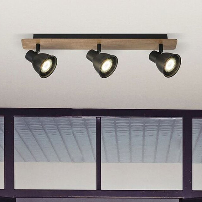 Rabalux Mac lampa podsufitowa 3x35W czarna 5904