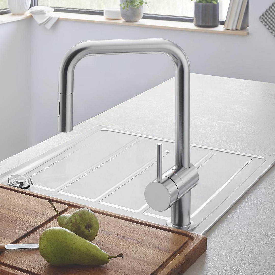Grohe Minta bateria kuchenna stojąca SuperSteel 32322DC2 - Wysyłka w 24h