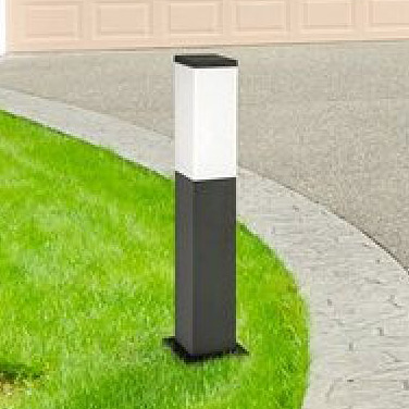 Rabalux Bonn lampa stojąca zewnętrzna 1x60 W czarna 8338
