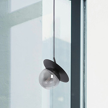 Kaja Fermi lampa wisząca 1x10 W czarna-grafitowa K-5380