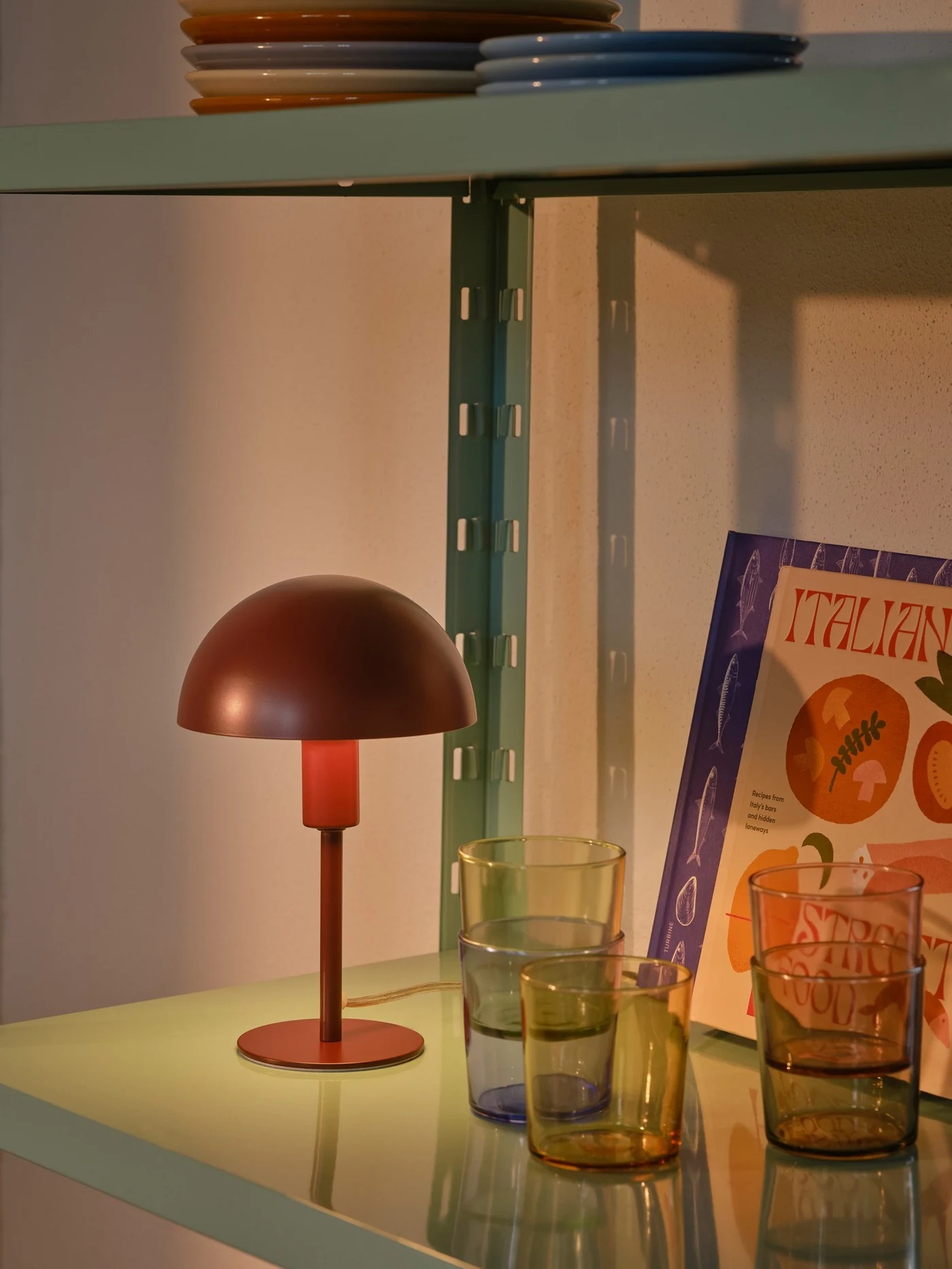 Nordlux Ellen lampa stołowa 1x40 W bordeaux 2213745002