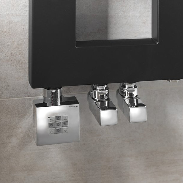 Sapho Cube zestaw przyłączeniowy chrom CP4010S