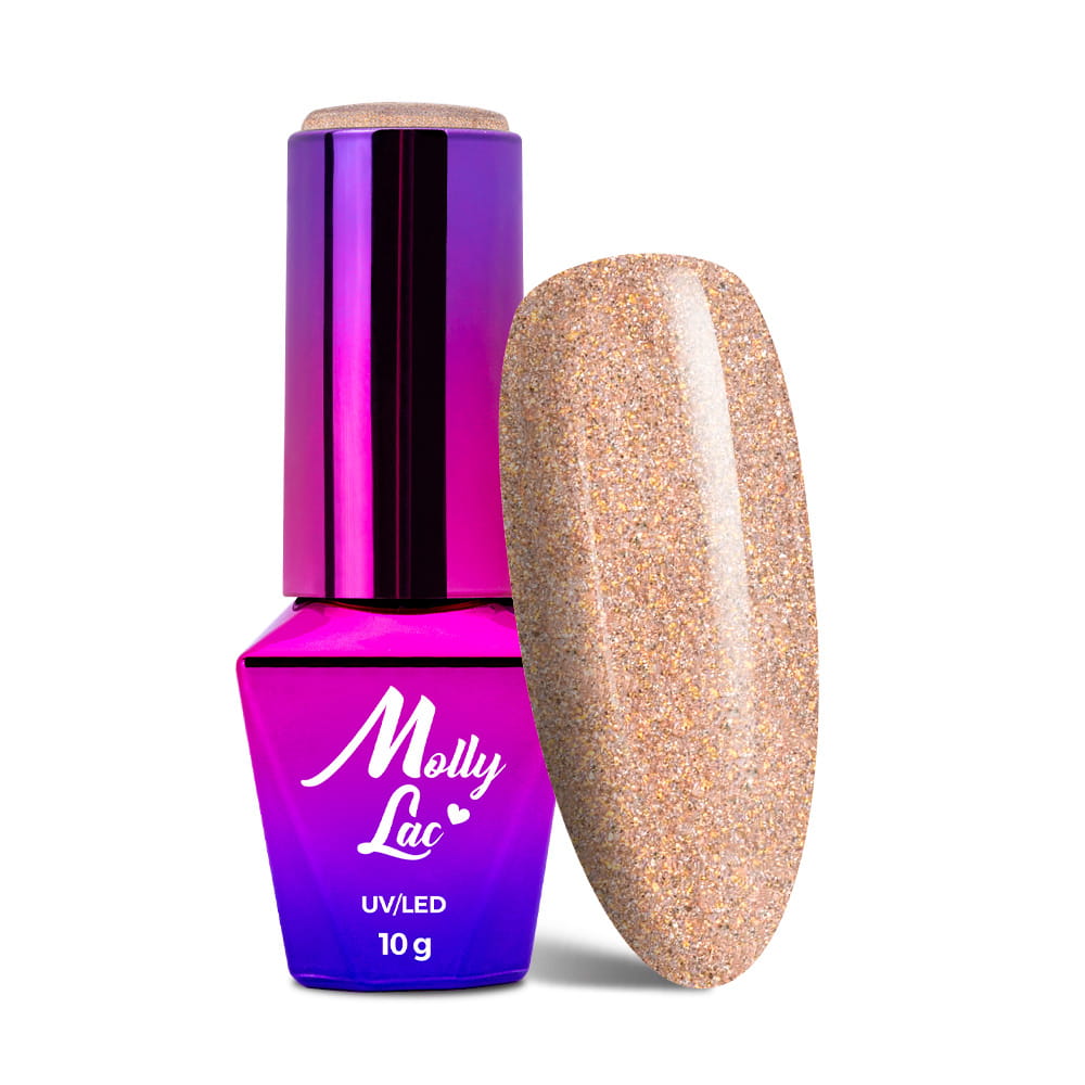 Lakier hybrydowy LED/UV Gel Polish MollyLac Sensual Nr 204 Lexi 10 g