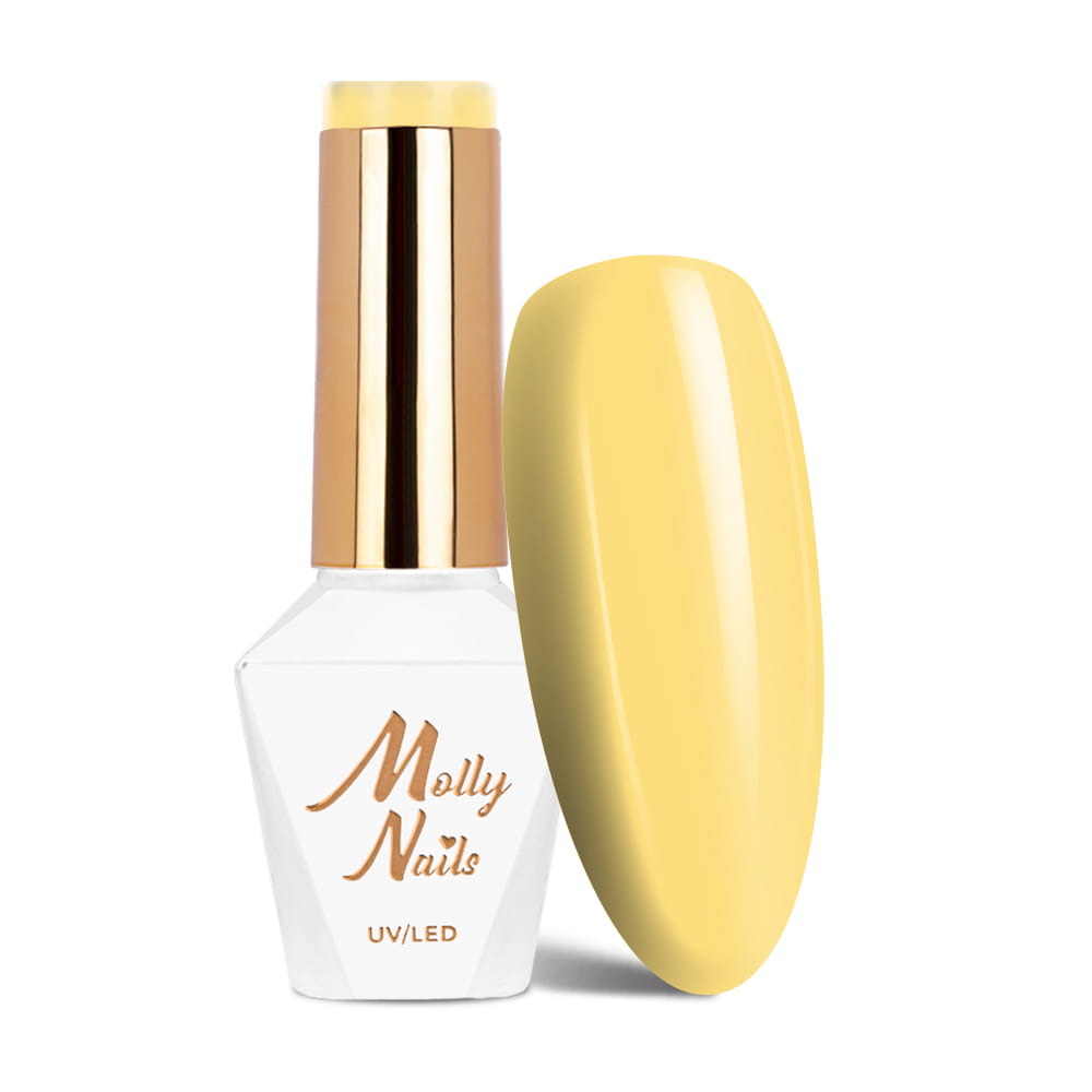 Lakier hybrydowy LED/UV Gel Polish Molly Nails Rest & Relax Nr 95 Holiday HEMA/Di-HEMA Free 8g