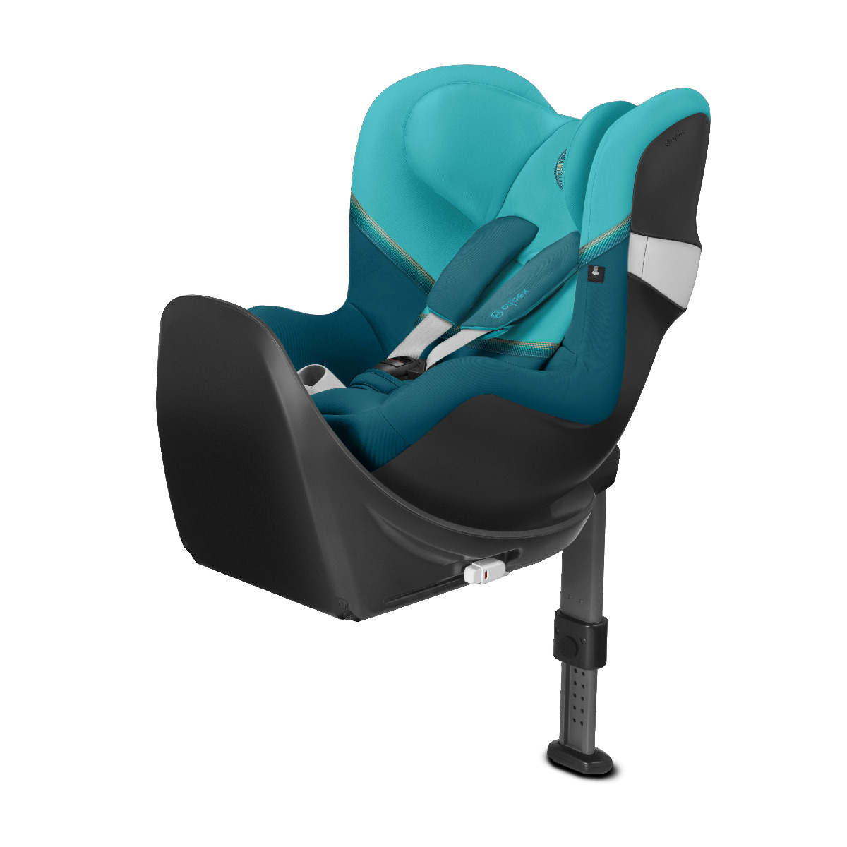 Cybex, Sirona M2 I-Size - fotelik samochodowy z bazą M od urodzenia do 105 cm, do ok. 4 lat-River Blue