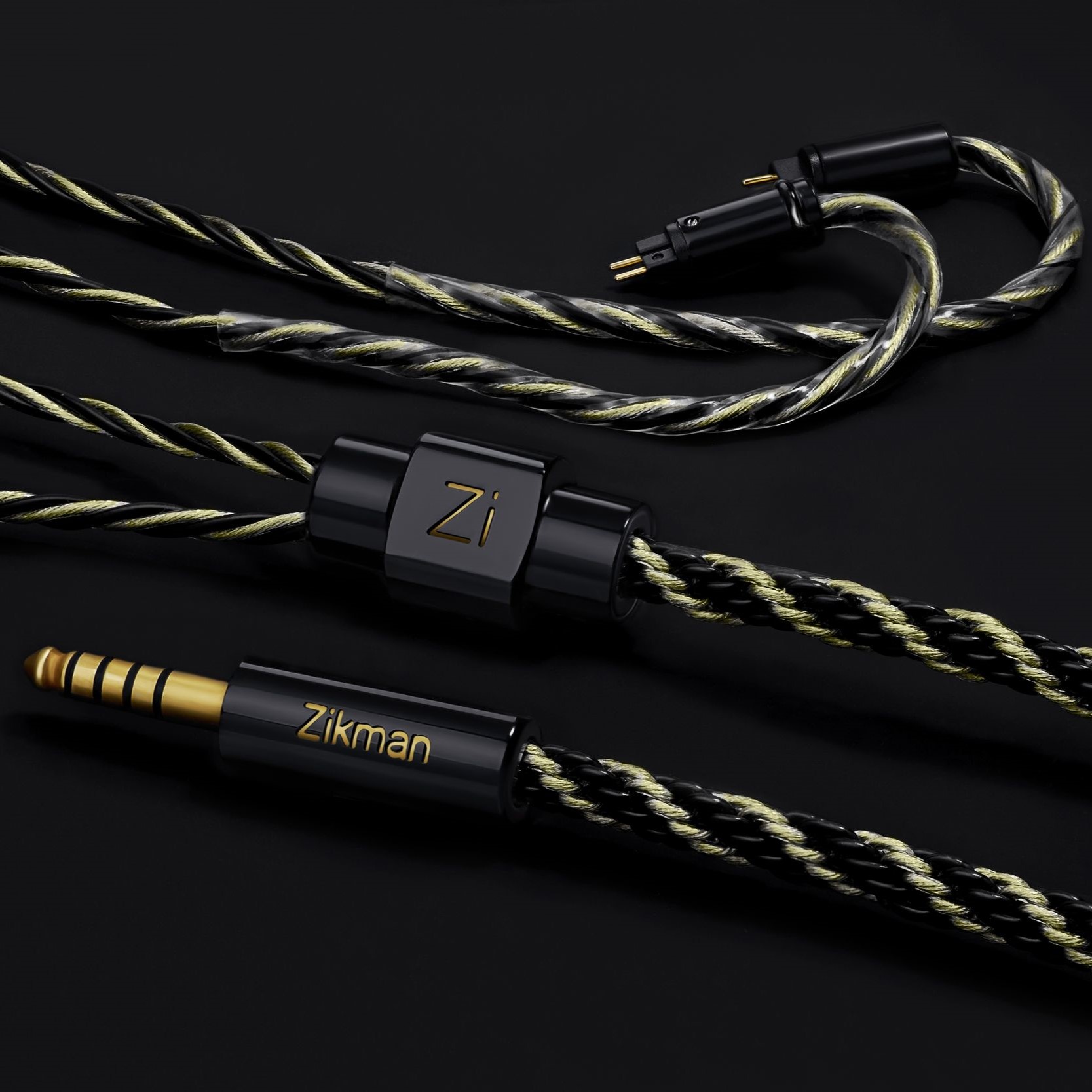Zikman arno elegance – hybrid copper & gold-plated silver cable